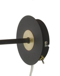 Vägglampa Svart/Mässing Aneta Lighting Eketorp