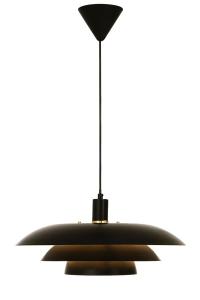 Taklampa Epsilon Svart 45cm Aneta Lighting