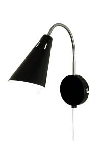 Vägglampa Svart/Krom Aneta Lighting Eva