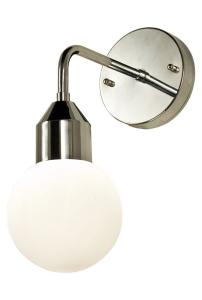 Badrumslampa Vägg Krom/Opalvit Aneta Lighting Florens