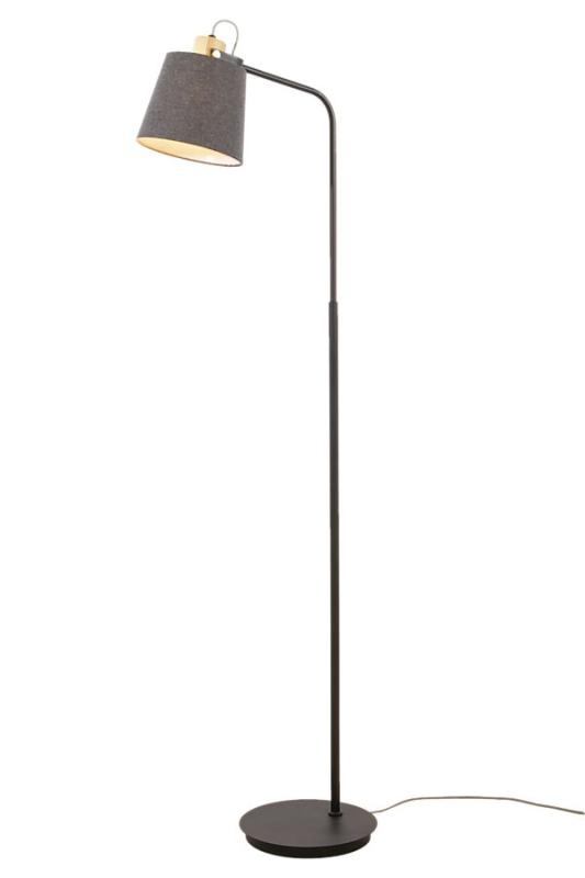 Aneta Lighting Geilo Golvlampa Svart/Trä at lavanille