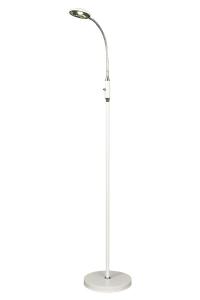 Golvlampa Vit/Krom Aneta Lighting Hero 128cm