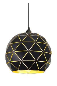 Taklampa Svart Rund Aneta Lighting Lattice 30cm