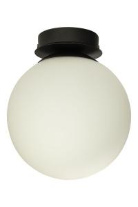Badrumslampa Plafond Svart/Opalvit Aneta Lighting Lido