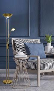 Golvlampa Uplight Antik Aneta Lighting Nice 179cm