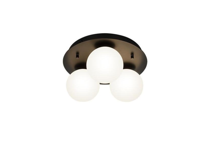 Aneta Lighting Nicosia Plafond 3:a Svart at lavanille