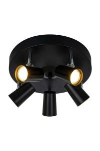 Takspotlight Svart Rund 5L Aneta Lighting Pilot