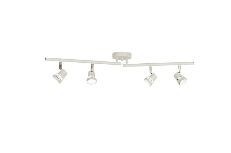 Aneta Lighting Pixy 4-Spot Rak Vit at lavanille