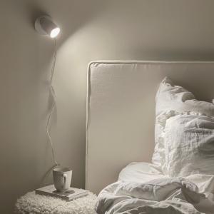 Vägglampa Vit Aneta Lighting Rollo