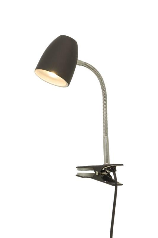 Aneta Lighting Sandnes Klämlampa Svart/Krom at lavanille