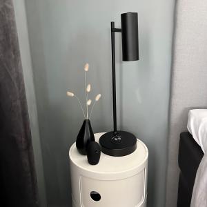 Bordslampa Svart Trådlös Laddning Aneta Lighting Tabela