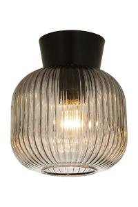 Plafond Glas Svart/Rökgrå 20cm Aneta Lighting Vanja