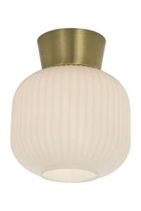 Plafond Glas Vit/Mässing 20cm Aneta Lighting Vanja