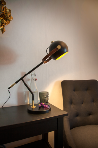 Skrivbordslampa Svart Aneta Lighting Bow 54cm