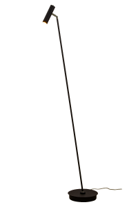 Aneta Belysning Arctic Golvlampa Svart/Stål 140 cm