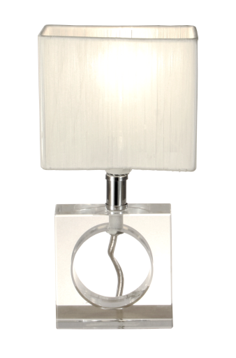 Aneta Belysning Bagger Bordslampa Klar/Vit 23 cm