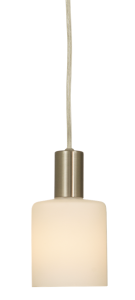 Aneta Belysning Cylinder Fönsterlampa Stål/Vit