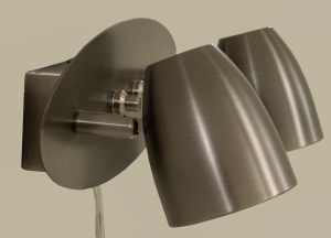 Vägglampa Dubbel Tenn Aneta Lighting Sandnes