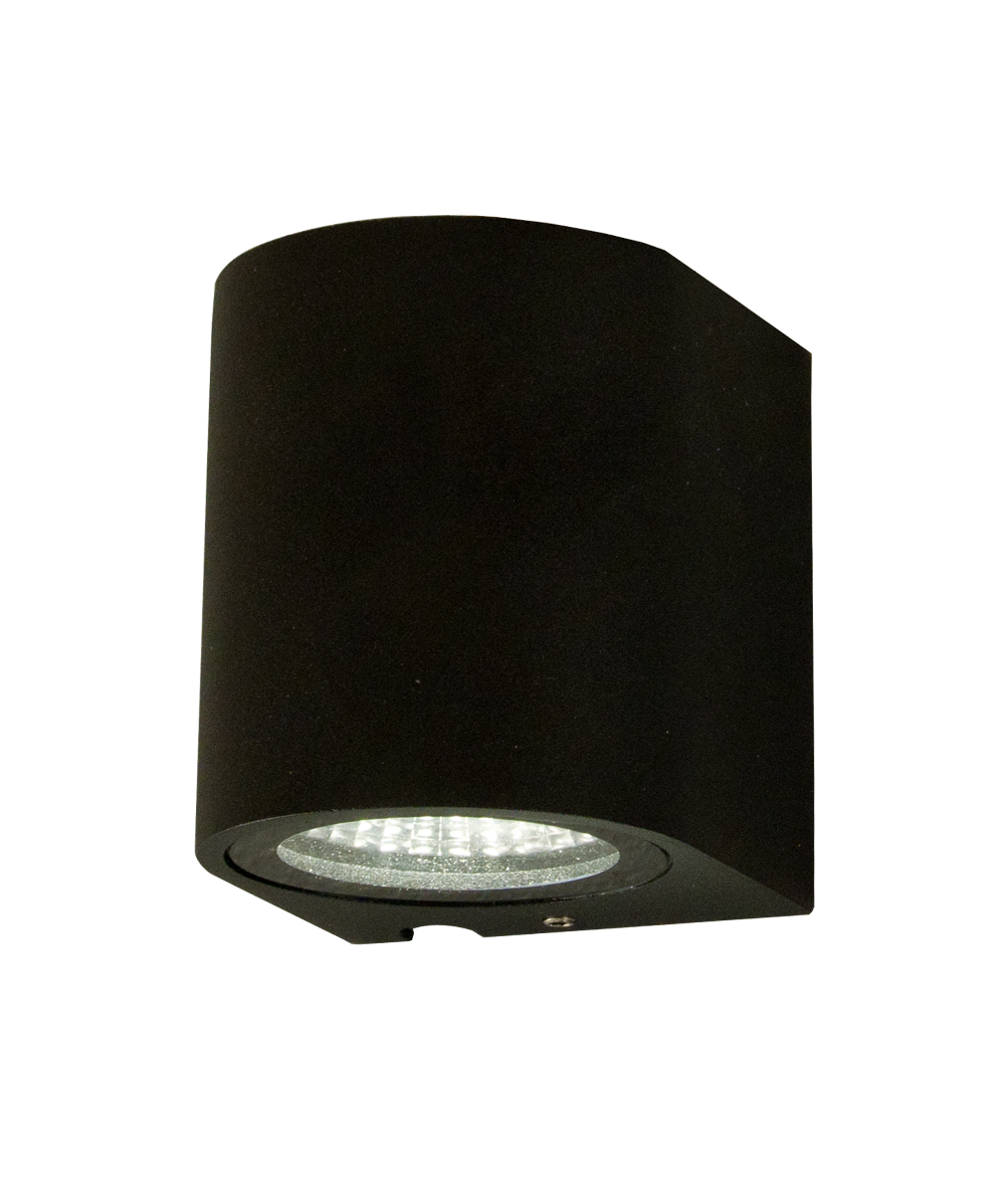 Aneta Belysning Union Vägglampa Svart 8 cm