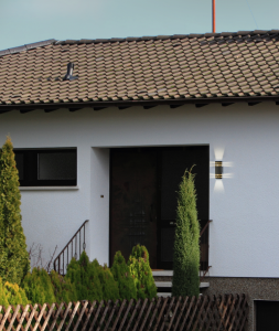 Fasadbelysning Vägglampa Mörkgrå Aneta Lighting Ribb