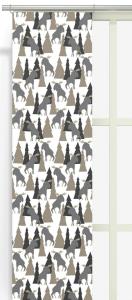 Arvidssons Textil Älgamark Panelgardin Grå 2-Pack