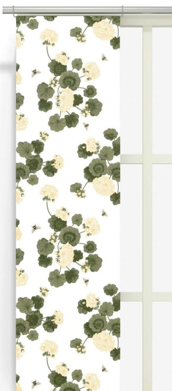 Panelgardin Arvidssons Textil Astrid Gul 43x240cm 2-Pack at lavanille