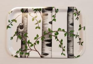 Arvidssons Textil Björkdungen Bricka Offwhite 33x21cm