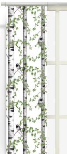 Panelgardin Vit Arvidssons Textil Björkdungen 2-Pack