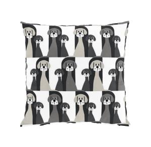 Kuddfodral Buster Grå 47x47cm Arvidssons Textil