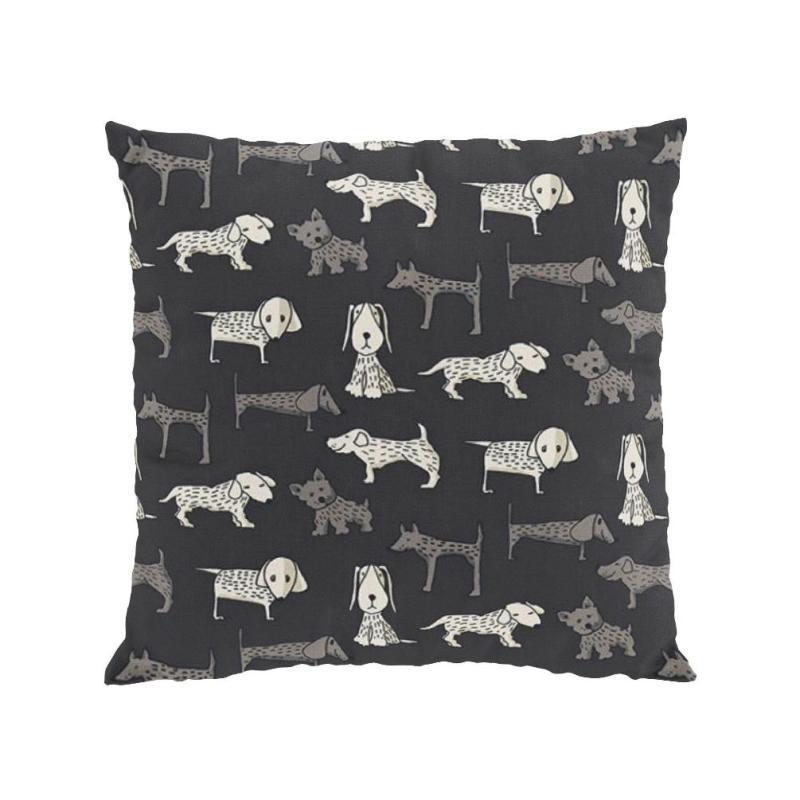 Arvidssons Textil Byrackor Kuddfodral Grå 47x47cm at lavanille