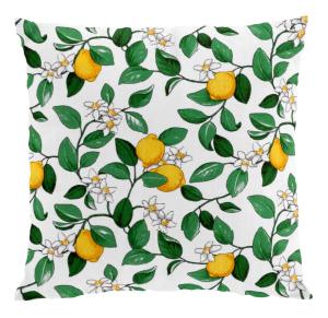 Kuddfodral Citronlycka Offwhite 47x47cm Arvidssons Textil