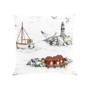Kuddfodral Fiskeskär Offwhite 47x47cm Arvidssons Textil