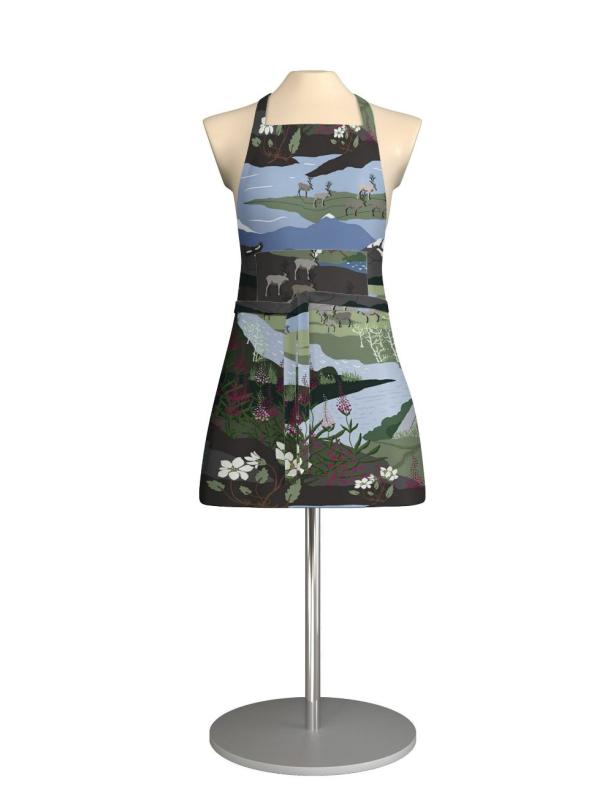 Arvidssons Textil Fjällvandring Förkläde Grön/Blå at lavanille