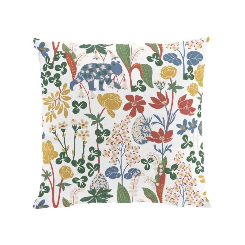 Arvidssons Textil Här Sover Ingen Björn Kuddfodral Multi 47x47cm at lavanille