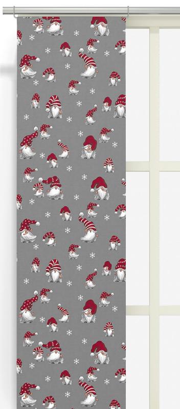 Panelgardin Grå Arvidssons Textil Julian 2-Pack at lavanille