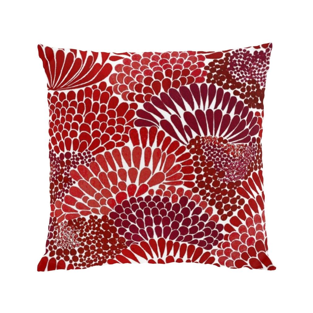Arvidssons Textil Korall Kuddfodral Röd 47x47cm