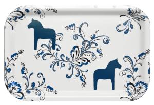 Arvidssons Textil Kurbits Bricka Blå