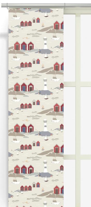 Panelgardin Beige Arvidssons Textil Kust 2-Pack at lavanille