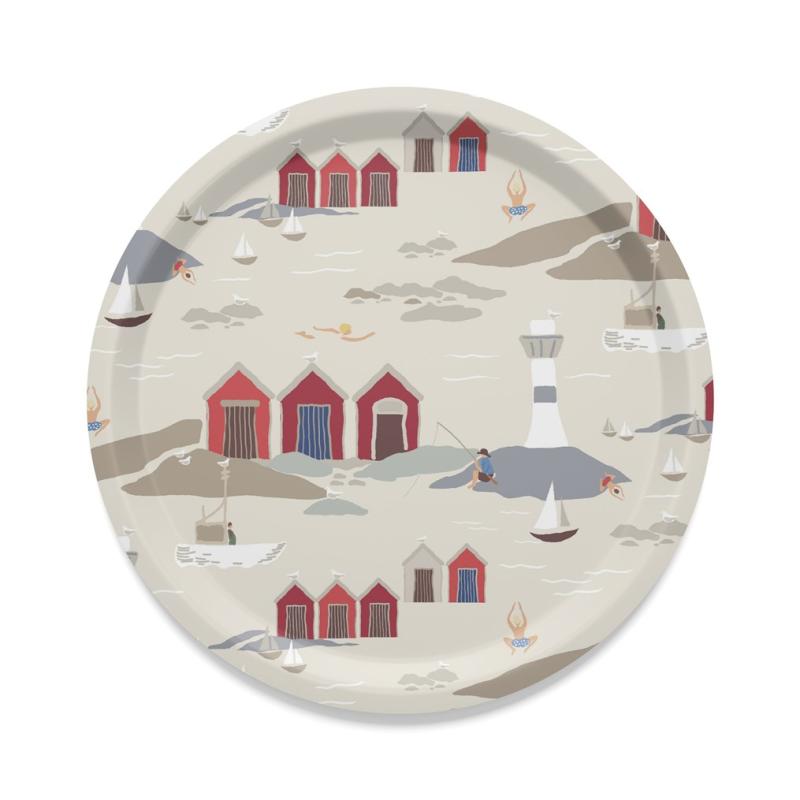 Arvidssons Textil Kust Rund Bricka Beige at lavanille