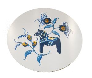 Arvidssons Textil Leksand Grytunderlägg Blå 21cm