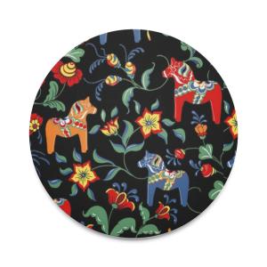 Arvidssons Textil Leksand Grytunderlägg Svart/Multi 21cm