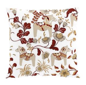 Kuddfodral Leksand Vinröd 47x47cm Arvidssons Textil