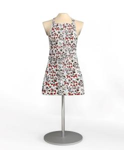 Arvidssons Textil Leksand Mini Förkläde Offwhite/Röd