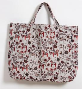 Arvidssons Textil Leksand Mini Jacquard Tygkasse Röd