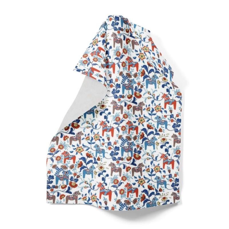 Arvidssons Textil Leksand Mini Kökshandduk Orange/Blå at lavanille