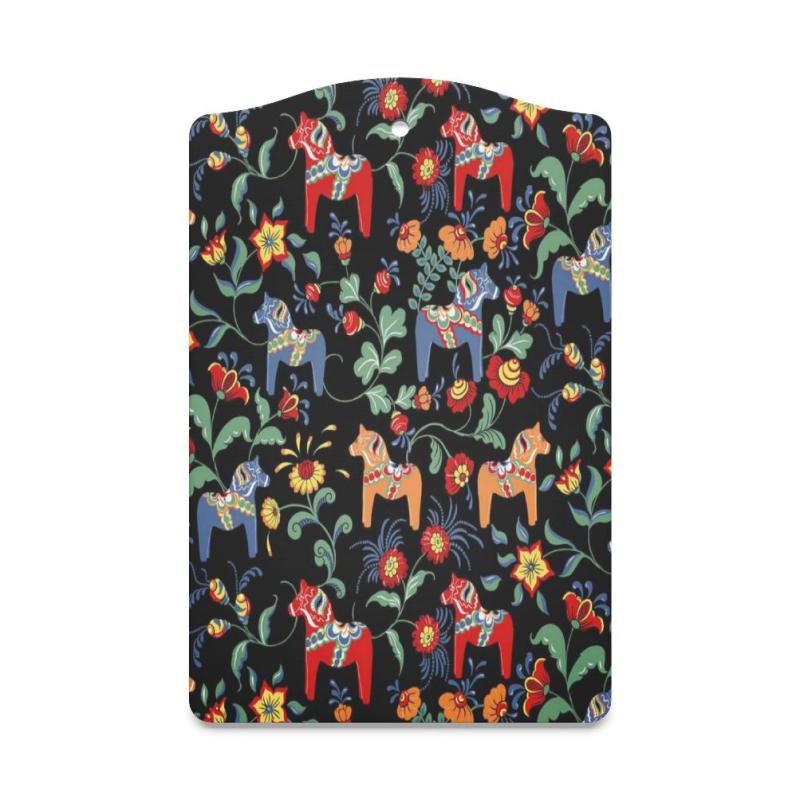 Arvidssons Textil Leksand Serveringsbräda Svart/Multi 20x30cm at lavanille