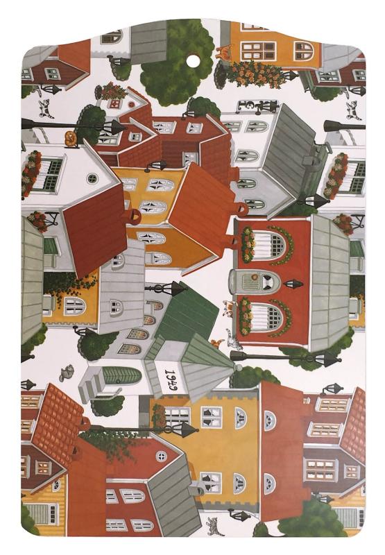 Arvidssons Textil Lyckeby Blommor Serveringsbräda Multi at lavanille