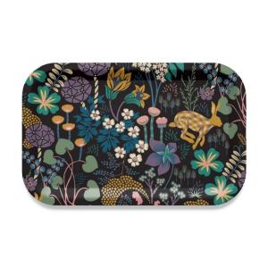 Arvidssons Textil Lyckeflykt Bricka Svart/Multi 33x21cm