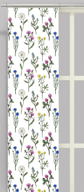 Panelgardin Multi Arvidssons Textil Midsommar 2-Pack at lavanille
