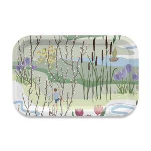 Arvidssons Textil Naturens Lycka Bricka Grön